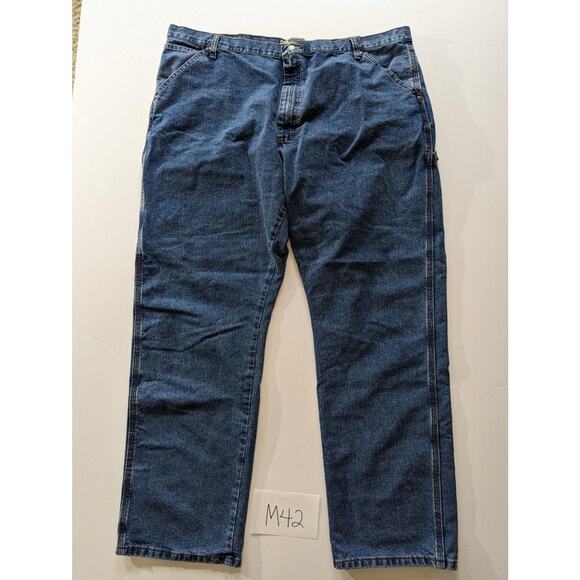 Wrangler Blue Jeans Size 42 x 32 Carpenter -0523M42 - Picture 1 of 3
